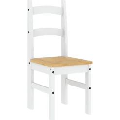 Pack de 2 sillas Moreo madera de pino 99x40x46 cm