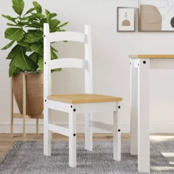 Pack de 2 sillas Moreo madera de pino 99x40x46 cm