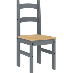 Pack de 2 sillas Moreo madera de pino 99x40x46 cm