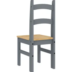 Pack de 2 sillas Moreo madera de pino 99x40x46 cm