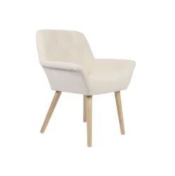 Pack de 2 sillas Nature acolchado microfibra 82x67,5x64 cm