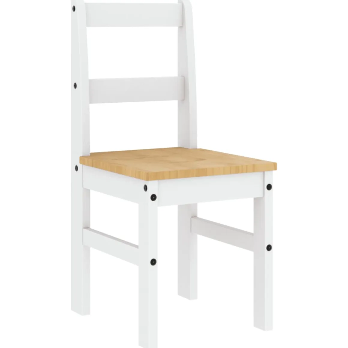 Pack de 2 sillas Panamá madera maciza pino 90x40x40 cm