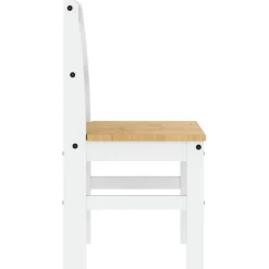 Pack de 2 sillas Panamá madera maciza pino 90x40x40 cm