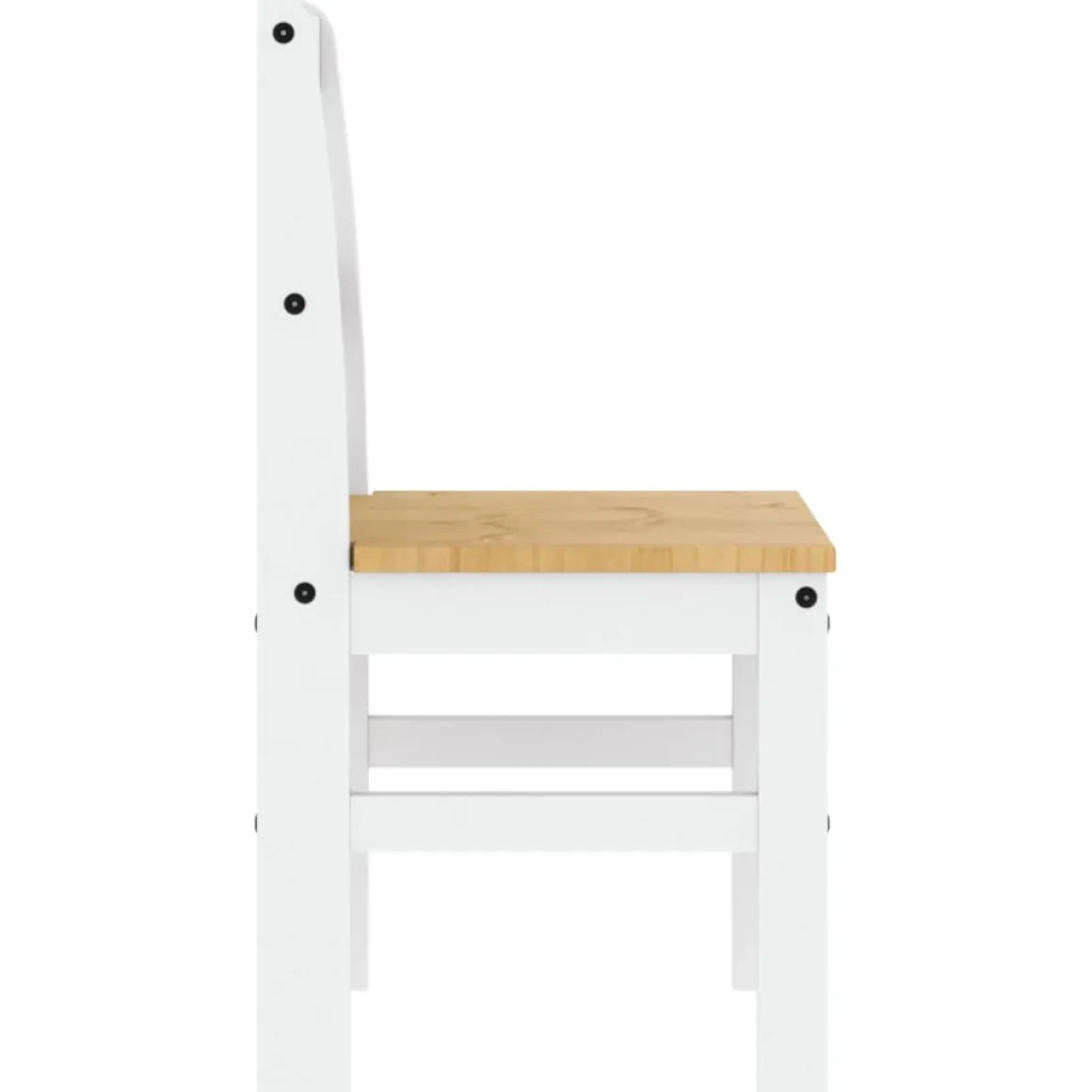 Pack de 2 sillas Panamá madera maciza pino 90x40x40 cm