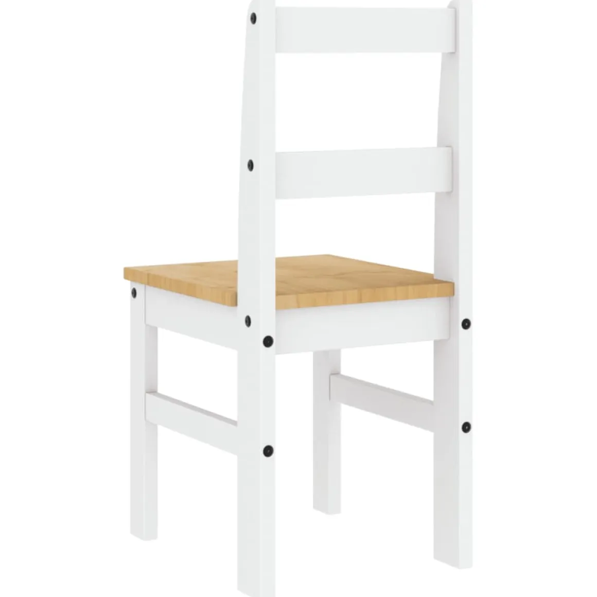 Pack de 2 sillas Panamá madera maciza pino 90x40x40 cm