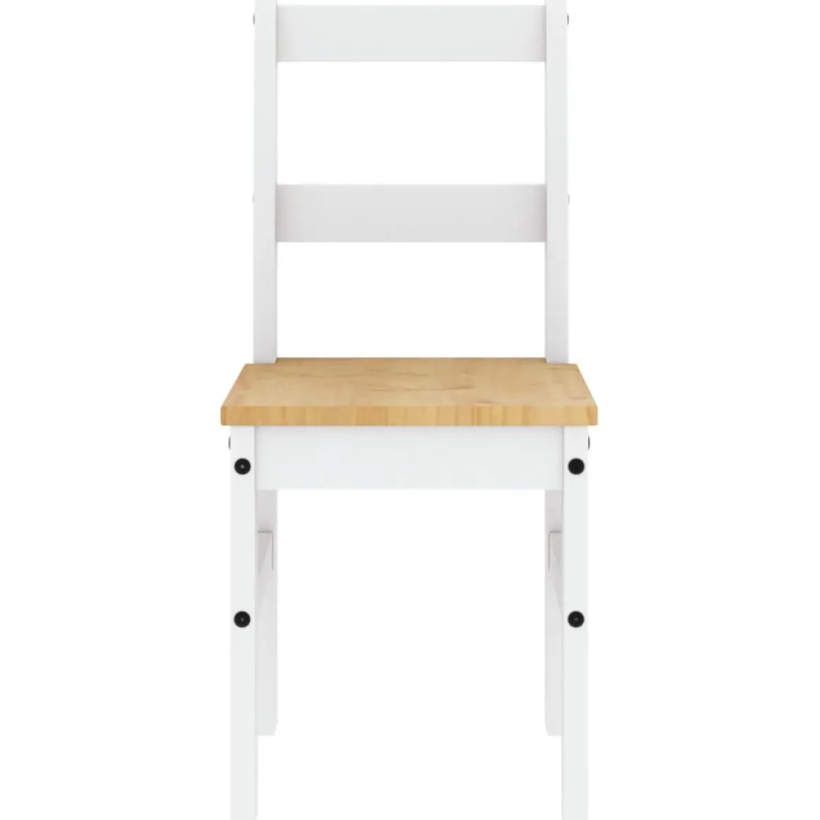 Pack de 2 sillas Panamá madera maciza pino 90x40x40 cm