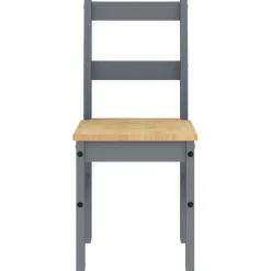 Pack de 2 sillas Panamá madera maciza pino 90x40x40 cm