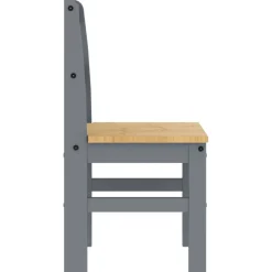 Pack de 2 sillas Panamá madera maciza pino 90x40x40 cm