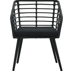 Pack de 2 sillas Rattanova asiento acolchado 77x63,5x53,5 cm