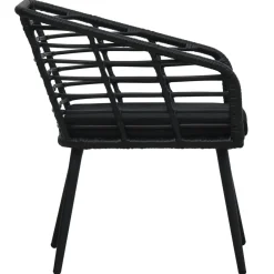 Pack de 2 sillas Rattanova asiento acolchado 77x63,5x53,5 cm