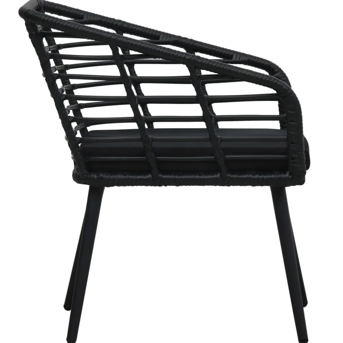 Pack de 2 sillas Rattanova asiento acolchado 77x63,5x53,5 cm