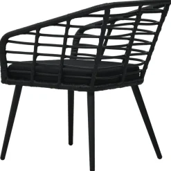 Pack de 2 sillas Rattanova asiento acolchado 77x63,5x53,5 cm