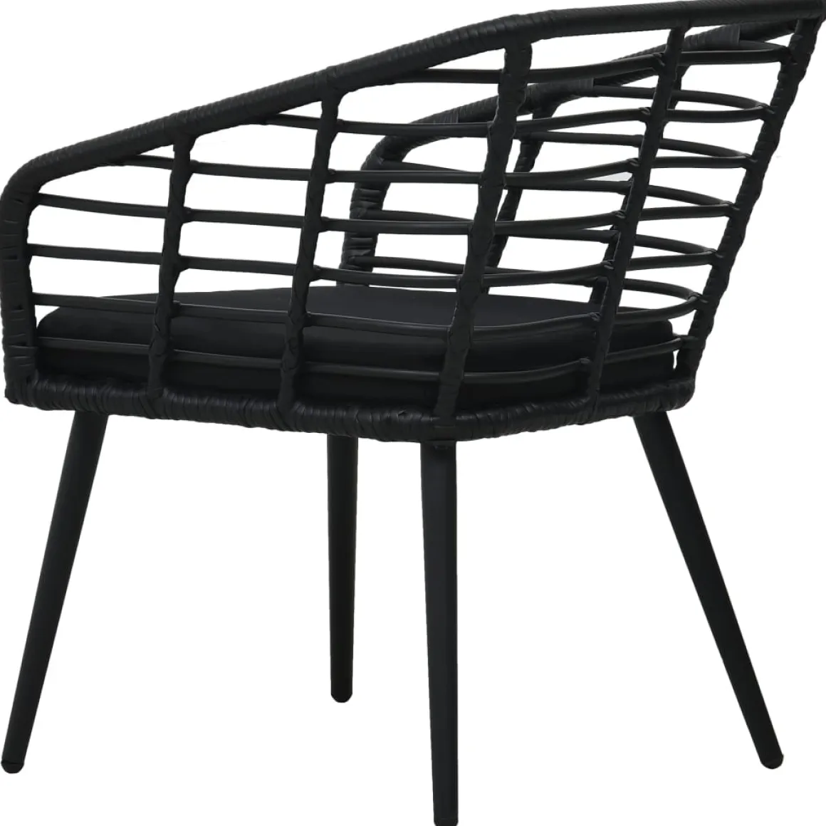 Pack de 2 sillas Rattanova asiento acolchado 77x63,5x53,5 cm