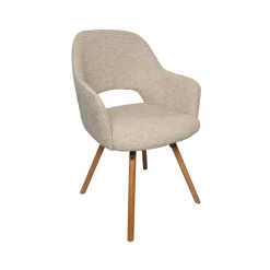 Pack de 2 sillas Rimor diseño giratorio con reposabrazos 87,5x60x55 cm