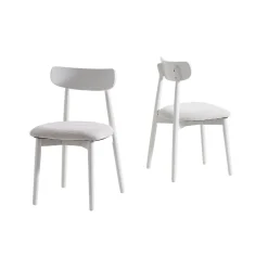 Pack de 2 sillas Shia asiento acolchado 83x49x42 cm