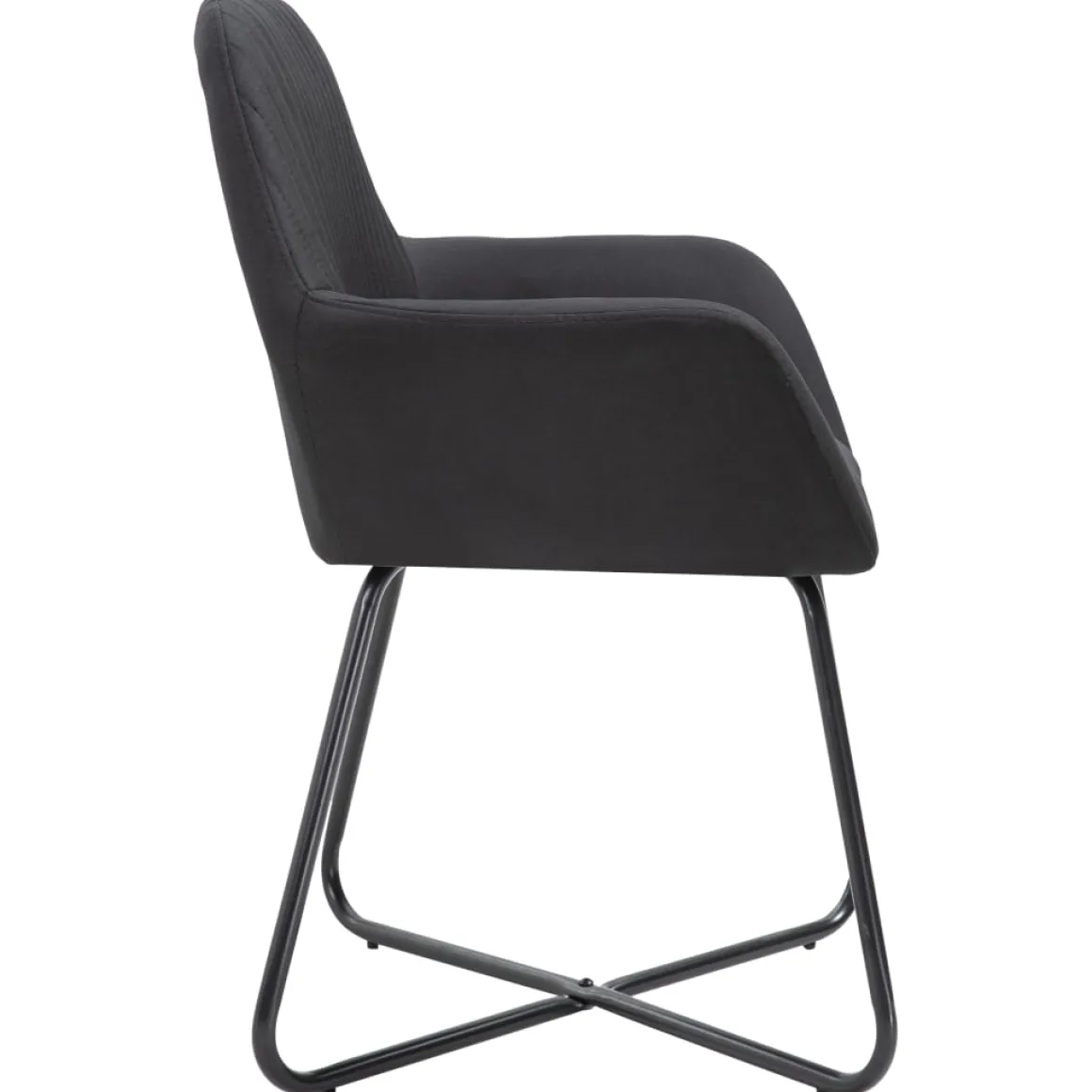 Pack de 4 sillas Valle asiento acolchado tapizado terciopelo 84x61x61 cm