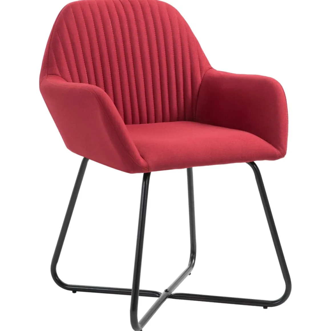 Pack de 4 sillas Valle asiento acolchado tapizado terciopelo 84x61x61 cm