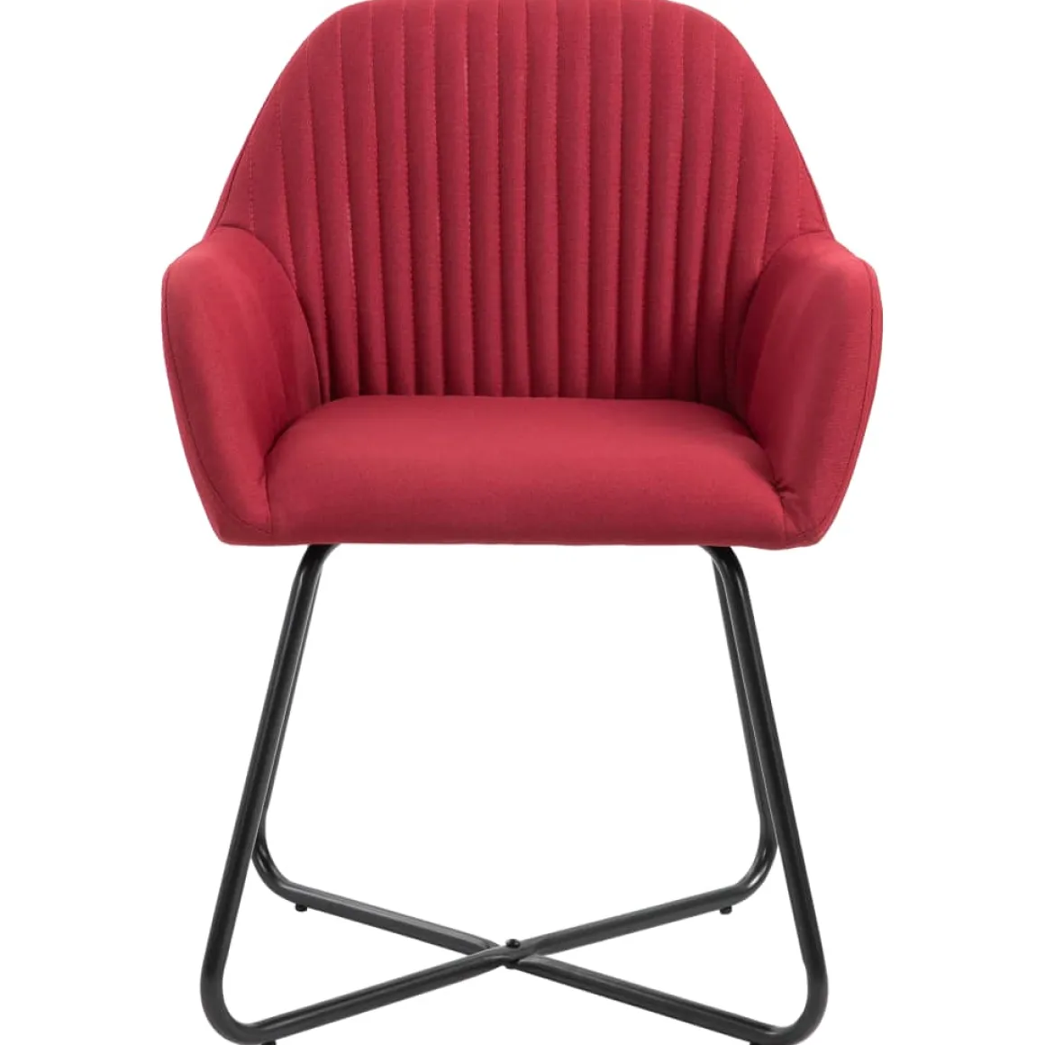 Pack de 4 sillas Valle asiento acolchado tapizado terciopelo 84x61x61 cm