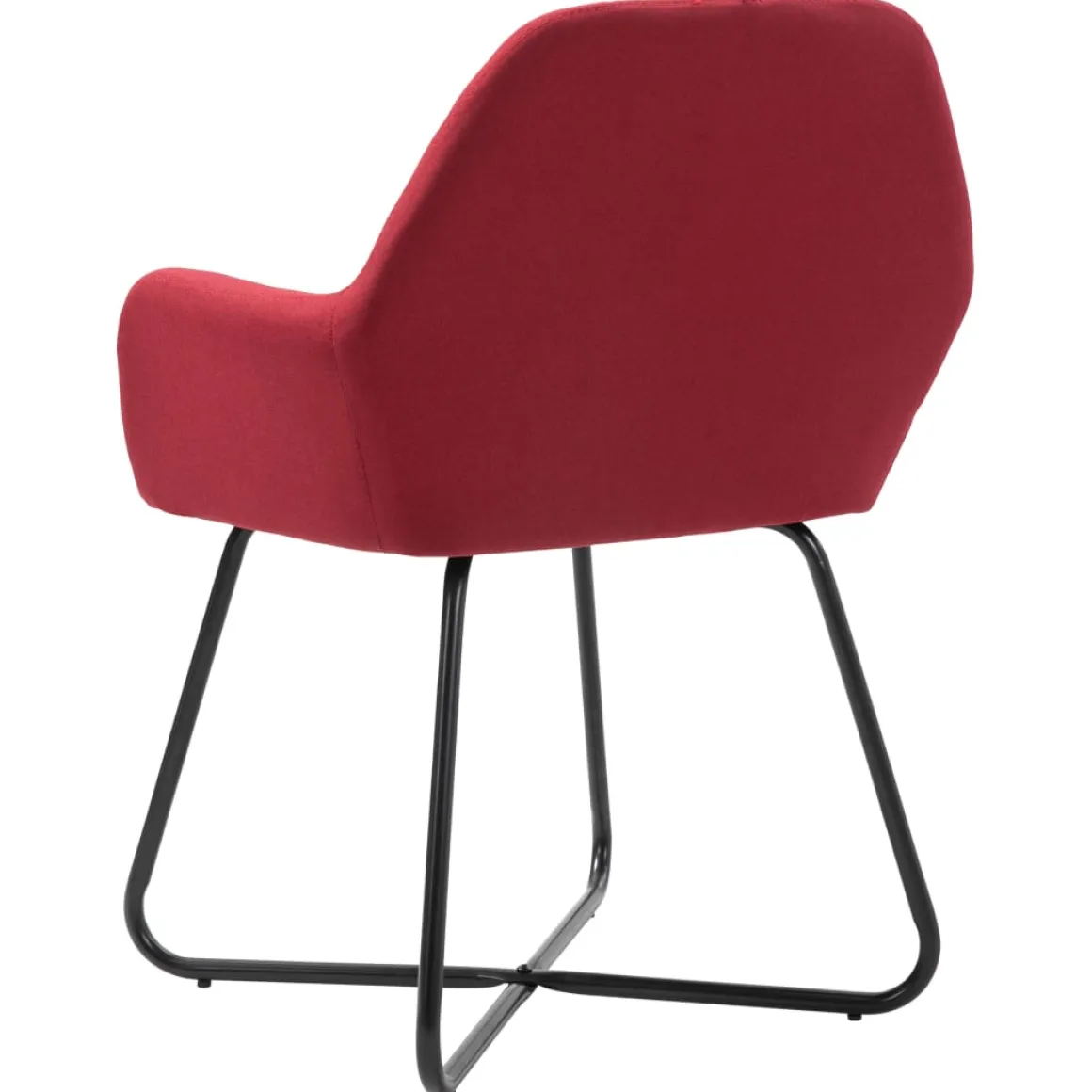 Pack de 4 sillas Valle asiento acolchado tapizado terciopelo 84x61x61 cm