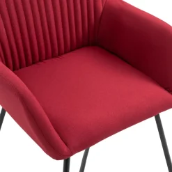 Pack de 4 sillas Valle asiento acolchado tapizado terciopelo 84x61x61 cm
