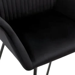 Pack de 4 sillas Vila respaldo alto tapizado terciopelo 84x61x61 cm