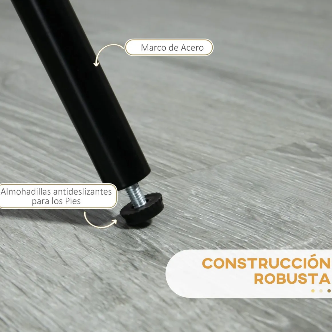 Pack de 2 taburetes altos Zenica Homcom giratorios gris claro 90x41,5x47,5 cm