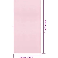 Pack de 2 toallas Bianca deportivas rosa 200x100 cm