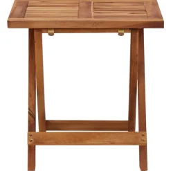 Pack de 2 tumbonas Reliax con mesita auxiliar madera de acacia