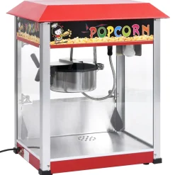 Palomitera con olla de teflón 1400W 2,7L rojo 68x54,5x40,5 cm