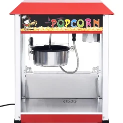Palomitera con olla de teflón 1400W 2,7L rojo 68x54,5x40,5 cm