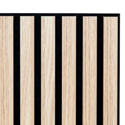 Panel decorativo diseño listones natural 60x60 cm