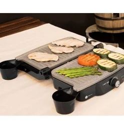 Parrilla eléctrica Cecotec Rock’n Grill 1500W negro/inox