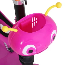 Patinete infantil Miga Homcom 3 en 1 con asiento +18 meses rosa 72,5x62x25 cm
