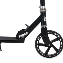 Patinete scooter Homcom plegable altura ajustable 7-14 años 75-100x88x37 cm