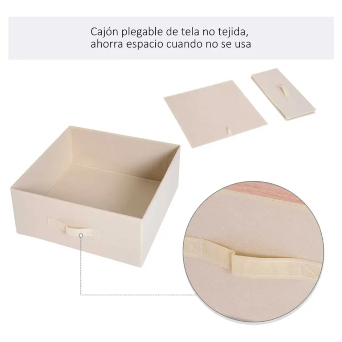 Perchero Homcom estantes + cajones blanco 185x99x47 cm