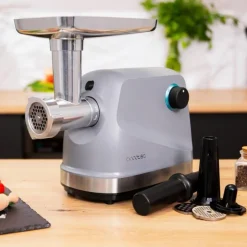 Picadora Cecotec Crusher 1400 Steel 1360W 3 placas + cuchilla inox