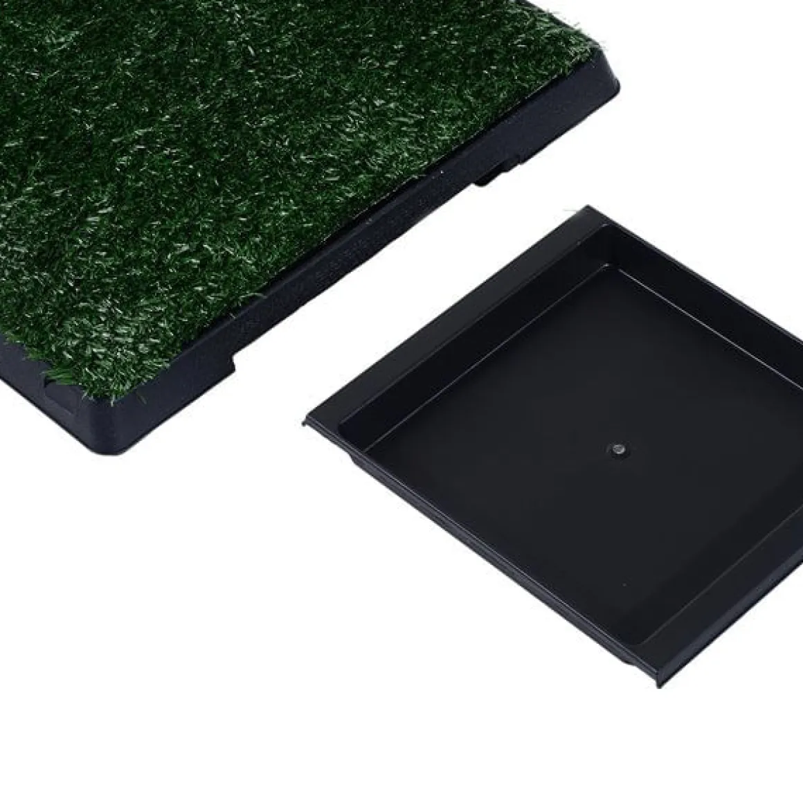 Pipican PawHut inodoro para perros efecto hierba verde 6x63x51 cm