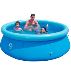 Piscina hinchable Avenli 2074L con depuradora de cartucho redonda azul Ø240x63 cm