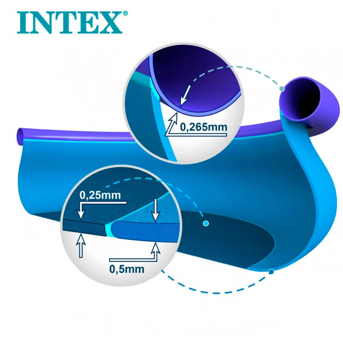 Piscina hinchable Easy Set Intex 3.077L 3 personas azul Ø305x61 cm