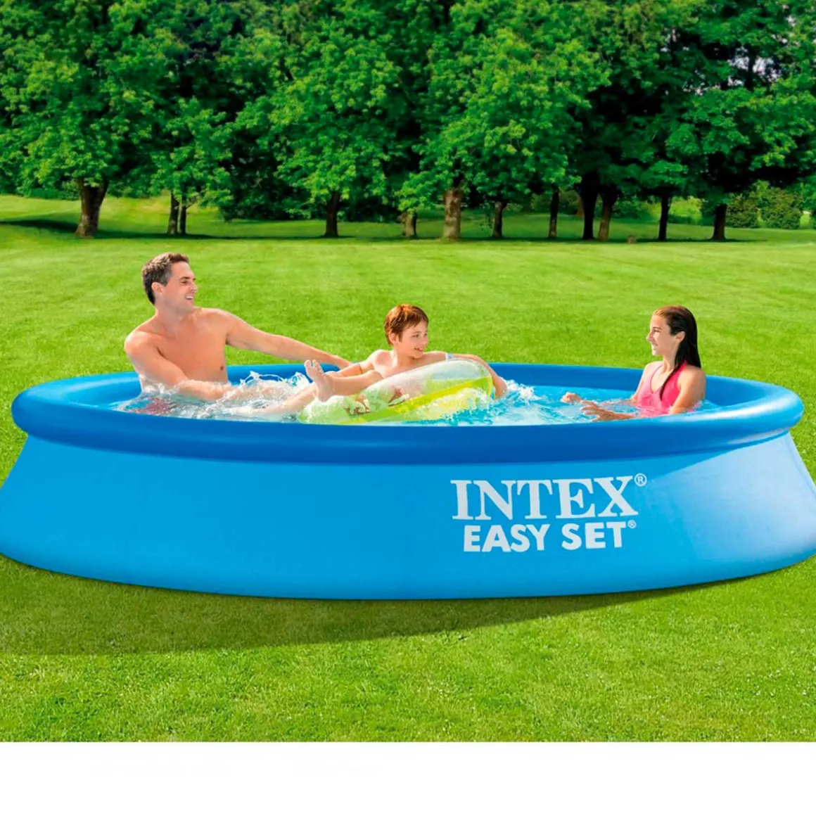 Piscina hinchable Easy Set Intex 3.077L 3 personas azul Ø305x61 cm