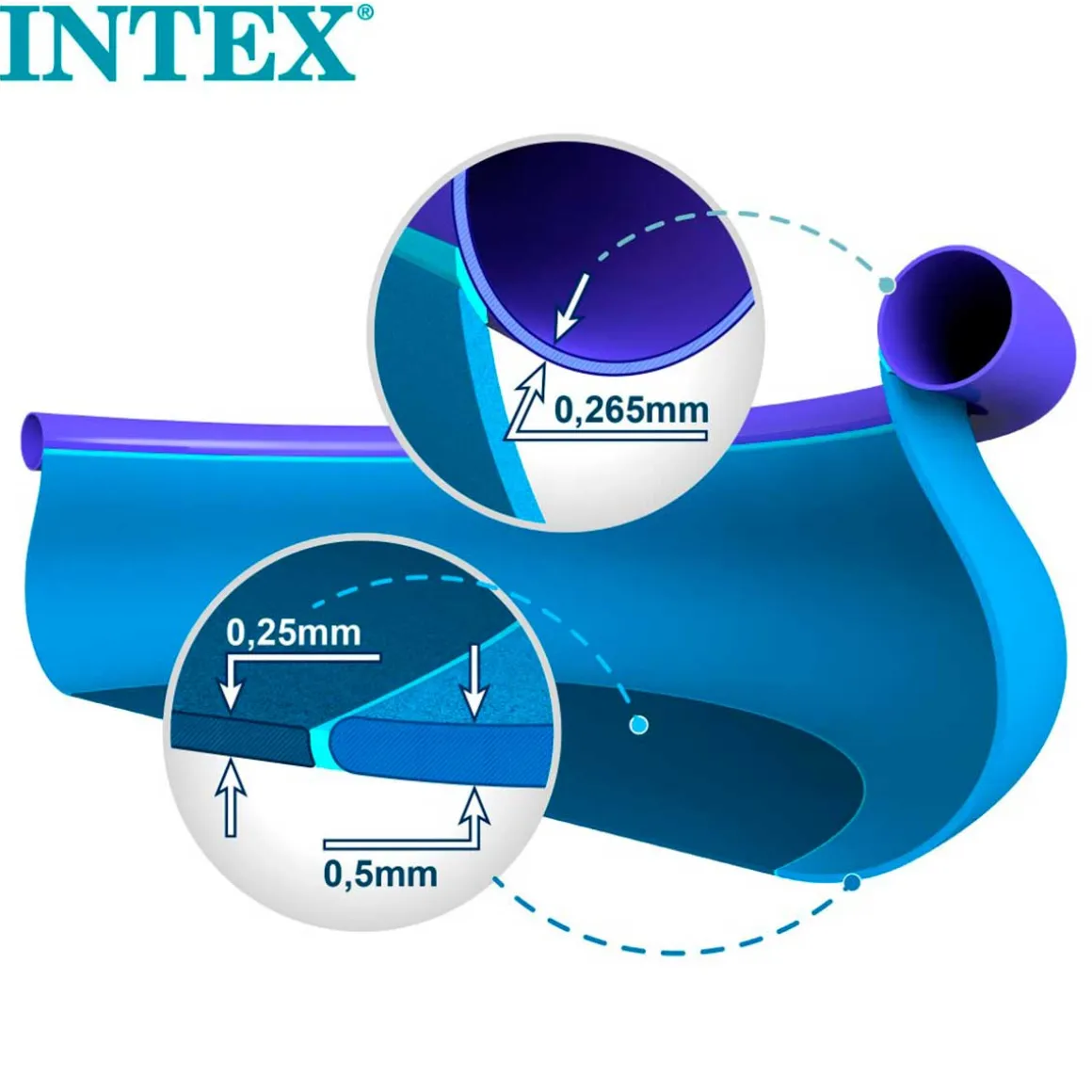 Piscina hinchable Easy Set Intex 3853L 4 personas con depuradora azul Ø305x76 cm