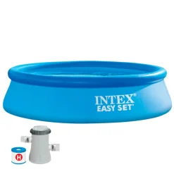 Piscina hinchable Easy Set Intex 3853L 4 personas con depuradora azul Ø305x76 cm
