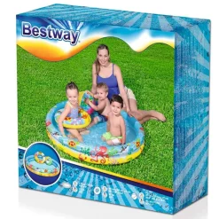 Piscina hinchable infantil Bestway 137L con accesorios +2A Ø122x20 cm