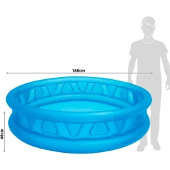 Piscina hinchable Intex 790L infantil sin depuradora Ø188x46 cm