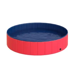 Piscina plegable para perros PawHut PVC antideslizante
