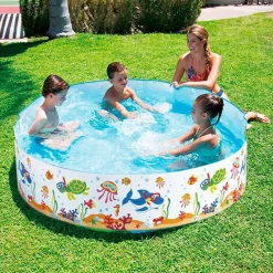 Piscina rígida infantil Summer Waves 300L +3A estampado animal Ø183x38 cm