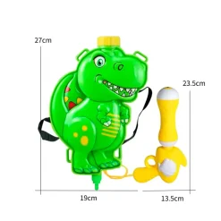 Pistola de agua mochila dino +3A 33x46x8 cm