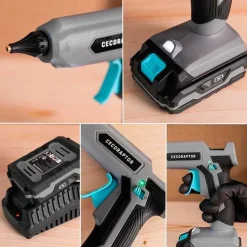 Pistola De Encolar Cecotec Cecoraptor Perfect Fix 2020 Advance 20v 2000mah Gris
