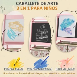 Pizarra infantil Forest Aiyaplay 3 en 1 93x54x46,5 cm