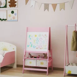 Pizarra infantil Solere Aiyaplay 3 en 1 con cestas 3-8 años 94x54x46 cm
